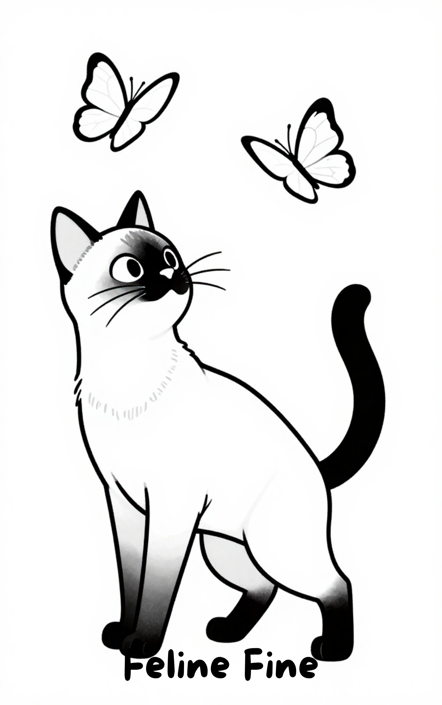Cat Coloring Pages Bundle