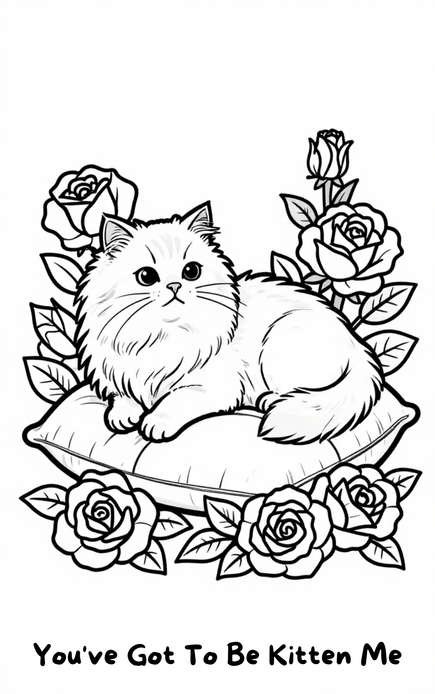 Cat Coloring Pages Bundle